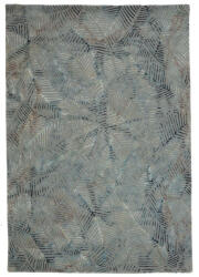  Palms Grey, levélmintás puha felületű, kézi csomózású prémium szőnyeg 200x300 cm