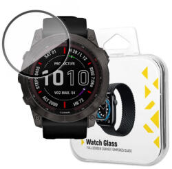 MG Watch Glass Hybrid sticla temperata pentru Garmin Fenix 7X, negru