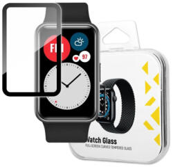 MG Watch Glass Hybrid sticla temperata pentru Huawei Watch Fit, negru
