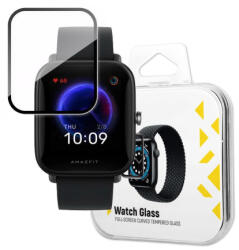MG Watch Glass Hybrid sticla temperata pentru Xiaomi Amazfit Bip U, negru