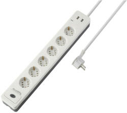 sygonix 6 Plug + 2 USB 1,4 m Switch (5145334)