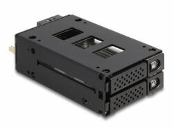  Delock Slim Mobil Rack 2 x 2.5 U. 2 NVMe SSD-hez 5.25 kerettel (47011) - dstore