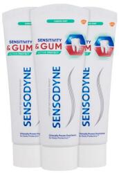 Sensodyne Sensitivity & Gum Caring Mint Trio pastă de dinți Paste de dinți 3 x 75 ml unisex