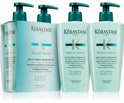 Kérastase Résistance Bain Force Architecte șampon pentru păr fin și deteriorat 2x500 ml