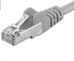 PremiumCord Cablu patch CAT6a S-FTP, RJ45-RJ45, AWG 26/7 2m gri (sp6asftp020)