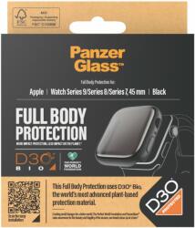 PanzerGlass Apple Watch 9/8/7 45mm D30 tok - fekete keret (3690)