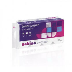 WEPA Toalettpapír 3 rétegű fehér 250 lap/tekercs 8 tekercs/karton Satino Wepa Prestige (W071340)