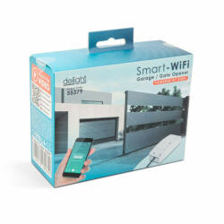 DELIGHT Smart Wi-fi-s garázsnyitó szett - 230V - nyitásérzékelő (55379) - tobuy