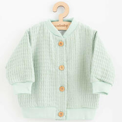 NEW BABY Baba muszlin kabátka New Baby Comfort clothes zsálya színű - pindurka - 6 290 Ft