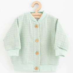NEW BABY Baba muszlin kabátka New Baby Comfort clothes zsálya színű - pindurka - 6 790 Ft