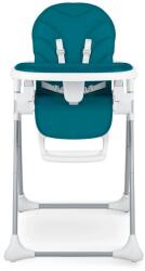 DacEnergy baba asztali szék, állítható ülésmagasság, lábtartó, kivehető tálca, 5 pontos biztonsági övek, összecsukható, kerekekkel, kék és fehér (DAC-NOP-100014071)