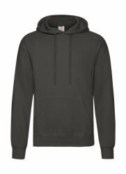 Fruit of the Loom Férfi kapucnis hosszú ujjú pulóver Fruit of the Loom Classic Hooded Sweat 3XL, Világos grafitszürke