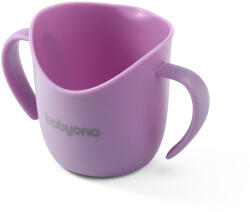 BABYONO Cana ergonomica cu manere 120 ml violet 6m+ (AGS1463-05-BO)