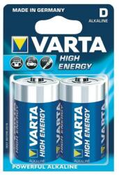 VARTA Set 2 Baterii Alcaline Varta High Energy R20 4120 (EXF-TD-92191)