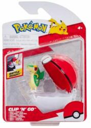 Pokémon Figurina in bila Clip N Go Pokemon S2, Snivy si Poke Ball Figurina
