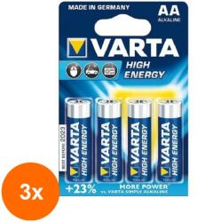 VARTA Set 3 x Baterie Varta High Energy 4906 R6 4 Bucati (FXE-3xEXF-TD-58395)