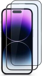 Epico Peremtől peremig tartó védőüveg iPhone 15 Plus 81212151300001 - 2db beszerelési kerettel (81212151300001)