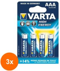 VARTA Set 3 x Baterie Varta High Energy 4903 R3 4 Bucati (FXE-3xEXF-TD-58396)