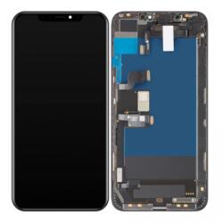  Apple iPhone XS Max Előlap Keret+LCD Kijelző+Érintőpanel, Fekete (661-11037) Service Pack