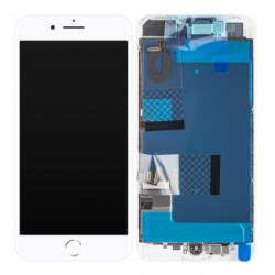 Apple iPhone 8 Plus Előlap Keret+LCD Kijelző+Érintőpanel, Fehér, Arany (661-09034, 661-09033) Service Pack