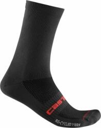 Castelli Re-Cycle Thermal 18 Sock Black S/M Kerékpáros zoknik