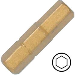 Cromwell 5.0 mm hatszög titán csavarhúzó bit 1/4" hatszög illesztéssel, 25 mm (KEN5738108K)