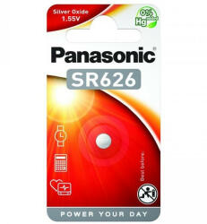 Panasonic SR626 ezüst-oxid óraelem (SR626EL/1BP) (SR626EL-1BP)
