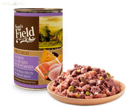 Sam's Field Dog konzerv 80% valódi hússal 400 g lazac&csirke&tökkel