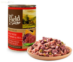 Sam's Field Dog konzerv 80% valódi hússal 400 g marha&sütötökkel&zöldborsóval