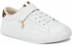 Ralph Lauren Sportcipők Polo Ralph Lauren RF104320 WHITE SMOOTH/GOLD/ LEOPARD W/ GOLD 33