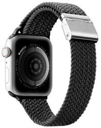 Apple Watch 1-6, SE, SE (2022) (42 / 44 mm) / Watch 7-8 (45 mm) / Watch Ultra (49 mm), textíl pótszíj, állítható, Dux Ducis Mixture, fekete - tok-shop