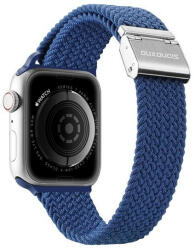 Apple Watch 1-6, SE, SE (2022) (38 / 40 mm) / Watch 7-8 (41 mm), textíl pótszíj, állítható, Dux Ducis Mixture, kék - tok-shop