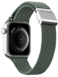 Apple Watch 1-6, SE, SE (2022) (42 / 44 mm) / Watch 7-8 (45 mm) / Watch Ultra (49 mm), textíl pótszíj, állítható, Dux Ducis Mixture, zöld - tok-shop