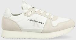 Calvin Klein sportcipő YWYW84 RUNNER SOCK LACEUP NY-LTH W fehér, - fehér Női 41 - answear - 33 990 Ft