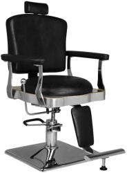 Borbély szék HAIR SYSTEM BARBER SM180 fekete