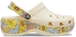 Crocs Classic Platform Retro Floral Clog Női papucs (208962-1FR W8)