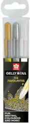 Sakura Gelly Roll zselés toll készlet - 3 db (arany, ezüst, fehér) (POXPGBMIX3A)