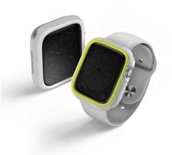 Uniq Moduo Apple Watch 41mm/40mm tok cserélhető kerettel, zöld/fehér (UNIQ-41MM-MDFLIMWHT) - redmobilshop