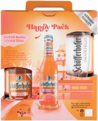 Schöfferhofer Happy Pack Grapefruit Mix 5 X 0, 33 L üveg+1 Pohár 2, 5%
