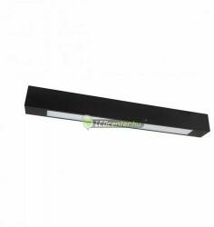 spectrumLED ALLDAY fekete minimál design szimpla LED fénycső lámpatest, 60 cm (WOJ06707)