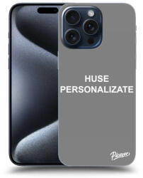 Picasee Husă neagră din silicon pentru Apple iPhone 15 Pro Max - Huse personalizate