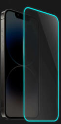 Picasee Sticla întărită de protecție cu ramă care strălucește în întuneric Apple iPhone 15 - Albastru