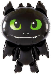 Balloons4party Balon folie dragon negru 86 x 59 cm - articole-petreceri - 14,99 RON