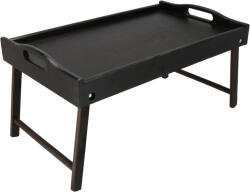 ATMOWOOD Fa ágytálca 50x30 cm sötét (taca z nozkami ciemna)