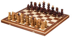 AtmoWood Fa sakk-készlet nagy - 58 x 58 cm (Nr 130)