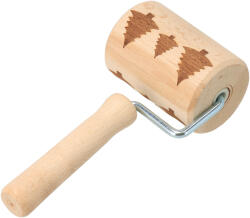 ATMOWOOD Dombornyomott egykezes sodrófa karácsonyfa mintás