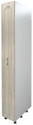 1 Coloana 30 Zebra Alb / MDF Sonoma mustata