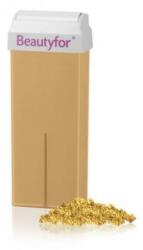 Beautyfor Ceara Epilatoare Roll-On de Unica Folosinta - Beautyfor Wax Roll-On Cartridge, Micromica Gold, 100ml