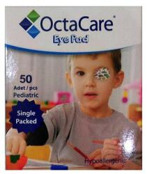 Octamed Plasturi Oculari Pediatrici Sterili Baieti - Octamed OctaCare Pediatric Eye Pad, 5cm x 6.2cm, 50 buc