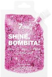7 Days Gel glitter pentru păr și corp - 7 Days Shine, Bombita! Gel Glitters For Hair And Body 901 - Playful Pink